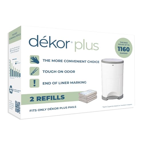 Diaper Dekor Plus Diaper Pail Refills (2 Count)