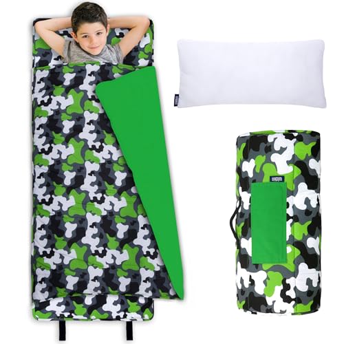 Wildkin Kids Original Nap Mat - Camo Green
