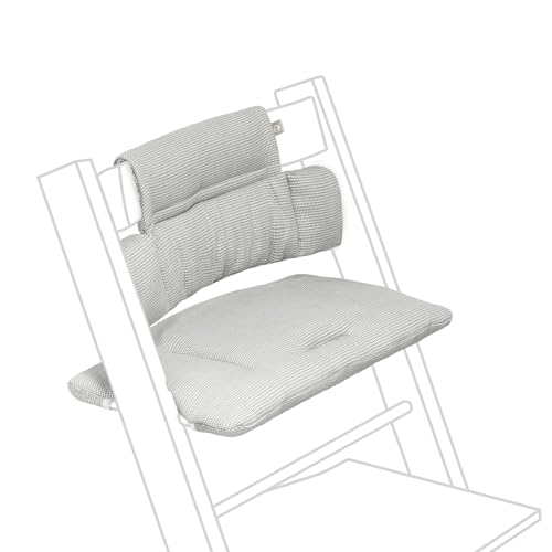 Stokke Tripp Trapp Classic Cushion 2, Nordic Grey - Pair with Tripp Trapp Chair or High Chair for Support & Comfort - Machine Washable