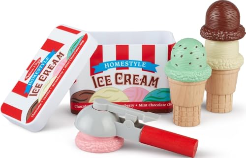 Melissa & Doug Scoop & Stack Ice Cream Set