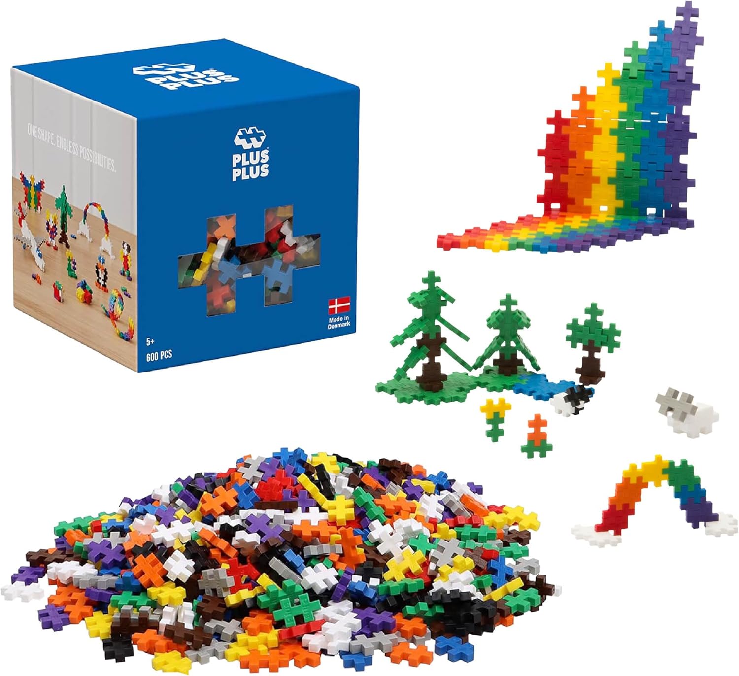 PLUS PLUS - Open Play Set - 600 Piece