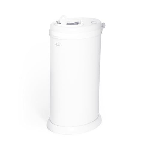 Ubbi Steel Diaper Pail (White)