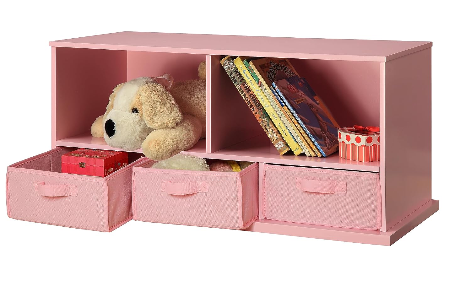 Badger Basket 5-Shelf Cubby (Pink)