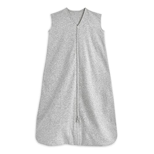 HALO Sleepsack Wearable Blanket 100% Cotton, Heather Grey, Small