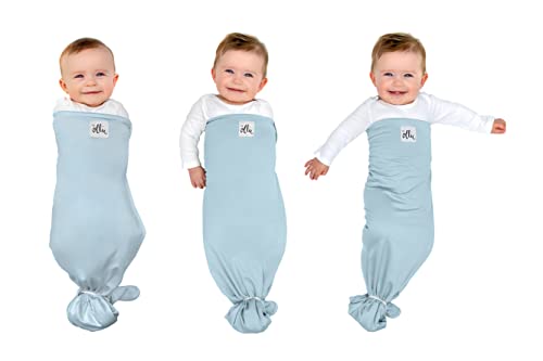 The Ollie Swaddle  Adjustable Baby Swaddle for Newborns | Pediatrician-Approved for Safe Sleep | Easy Closure | Arms-Out | Lightweight, Machine-Washable | Easy Diaper Access
