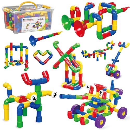 PicassoTiles PTT136 Tube Locks Set