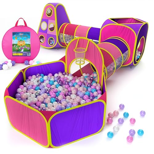 Playz 5pc Play Tents & Tunnels