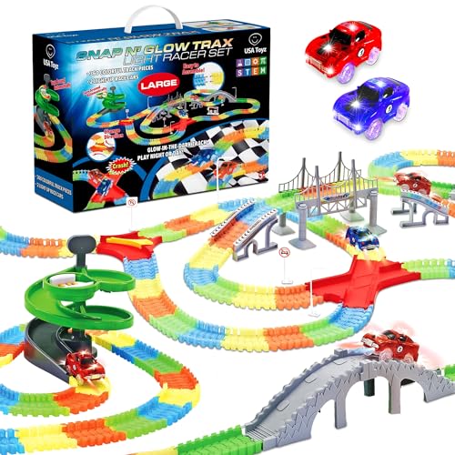 USA Toyz Large Glow Trax Race Tracks