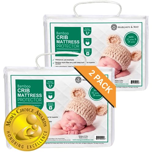 Margaux & May Crib Mattress Protector Pad (2-Pack)