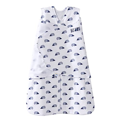 HALO Sleepsack Swaddle, Navy Hedgehog (Newborn)