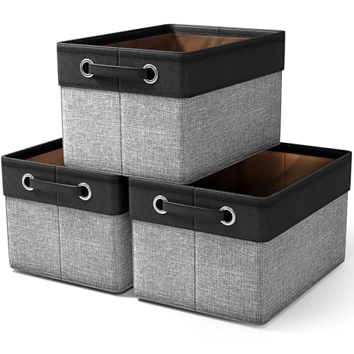 Sorbus Fabric Storage Cubes 15 Inch (3-Pack)