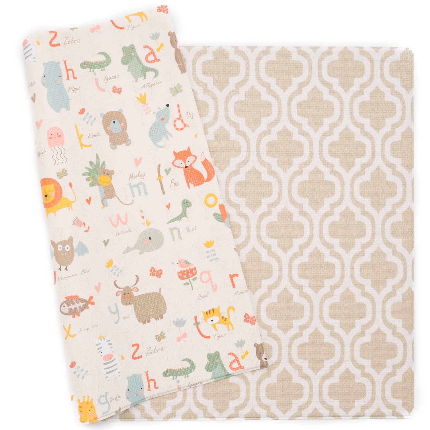 Baby Care Play Mat (Medium, Moroccan - Beige)