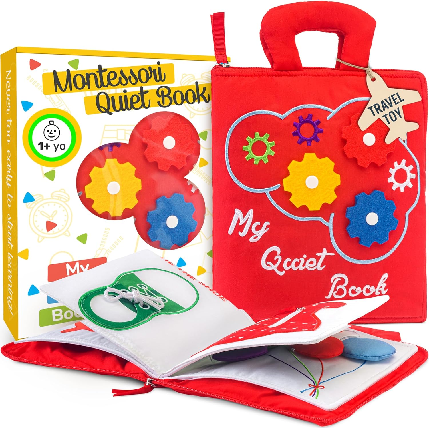 deMoca Toddler Busy Book