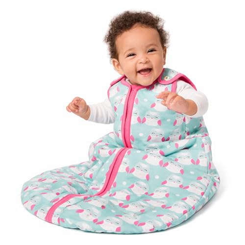 baby deedee Sleeping Sack, Baby Wearable Blanket Sleeping Bag, Sleep Nest Tee, Newborn and Infants, Bashful Owls, Small (0-6 Months)