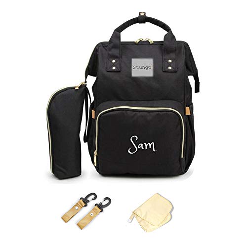 PERSONALIZED Large Diaper Bag Knapsack Custom Diaper bag Monogram Backpack
