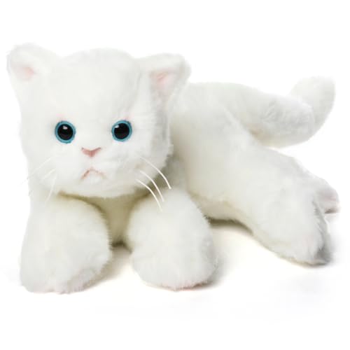 Bearington Muffin Plush White Cat