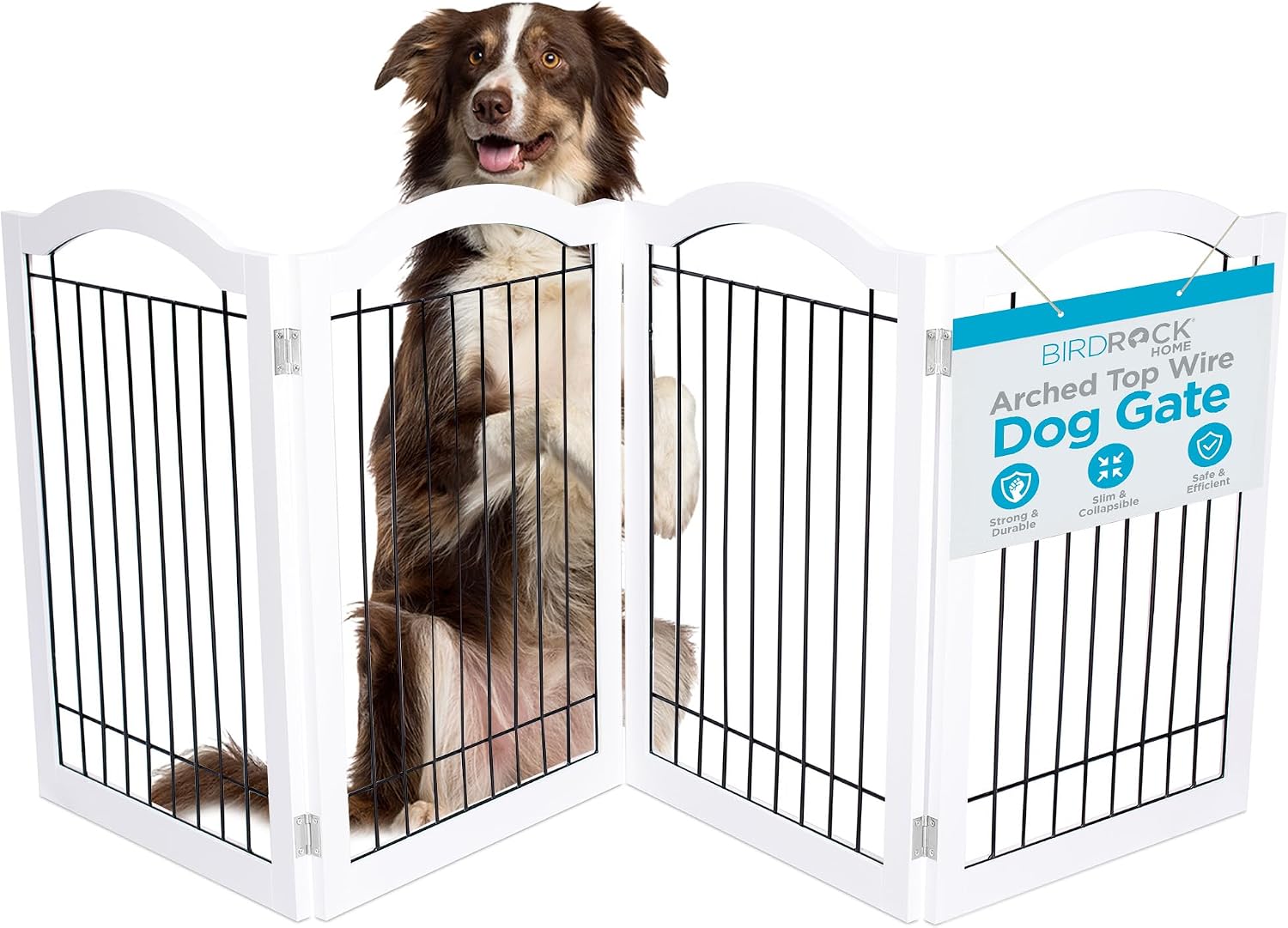 Internet's Best Wire Dog Gate — White