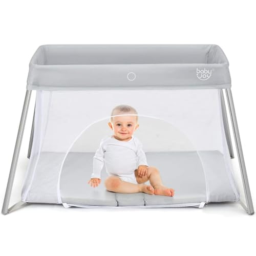 BABY JOY 2 in 1 Travel Crib