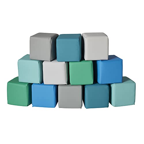 ECR4Kids SoftZone Patchwork Toddler Building Blocks