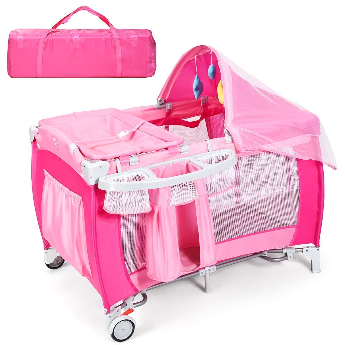 HONEY JOY Pack and Play (4-in-1)