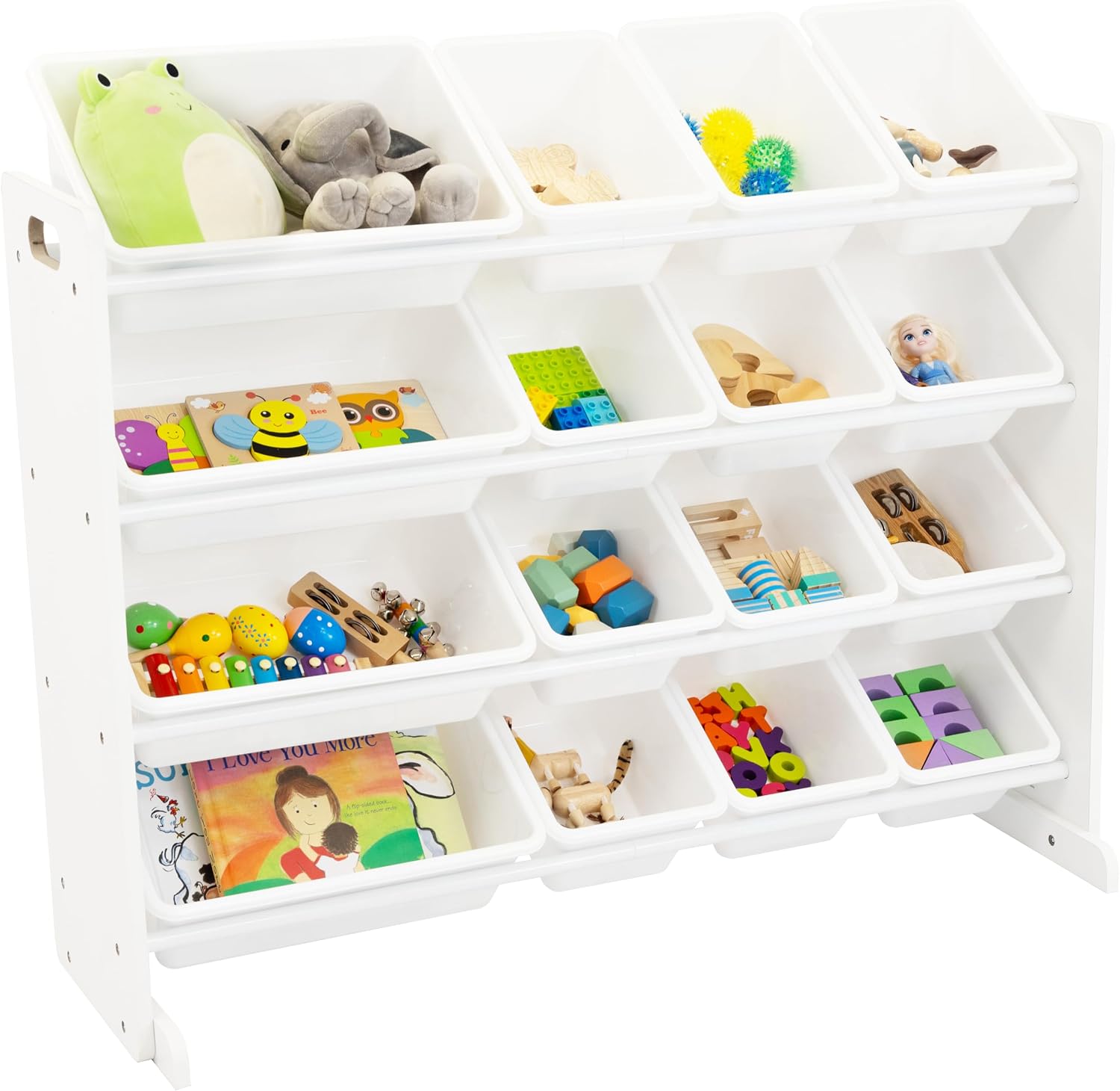 Humble Crew Supersized Toy Storage Organizer (White/White)