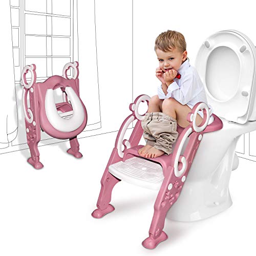 GrowthPic Pink Toddler Potty Training Seat