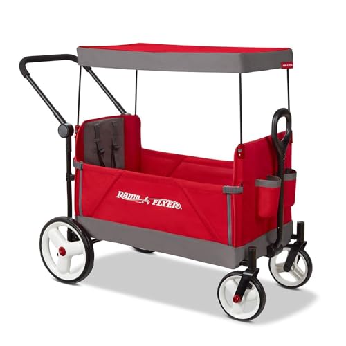 Radio Flyer Convertible Stroll 'N Wagon (Red)