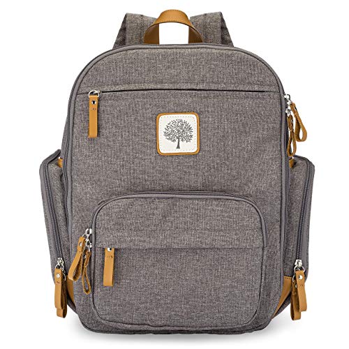 Parker Baby Diaper Backpack - Gray