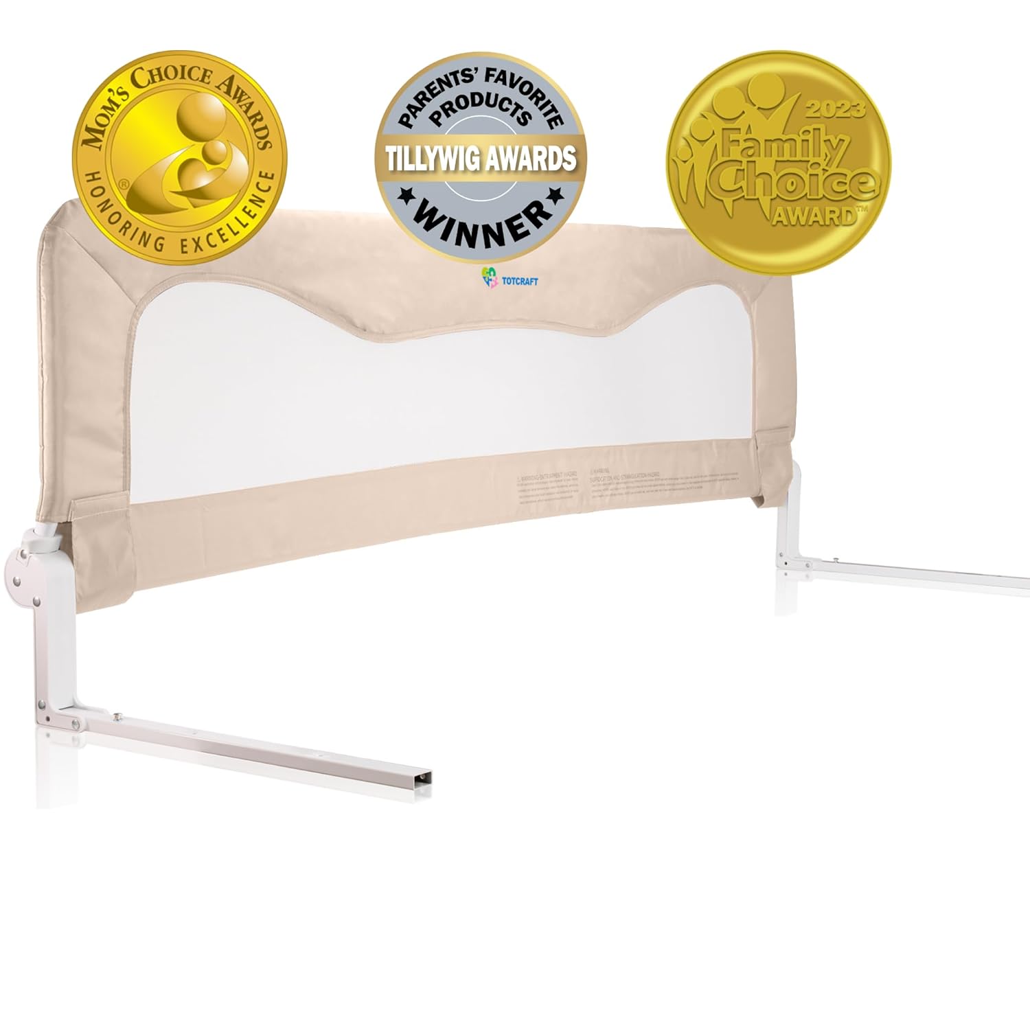 Bed Rails for Toddlers &Infants  Kids Bed Safety Guard Rail Toddler Bed Rails for Twin, Full Size, Queen &King Mattress  Baby Bed Rail for Children  Extra Long Rail Guard -Beige (59L19.5H in)