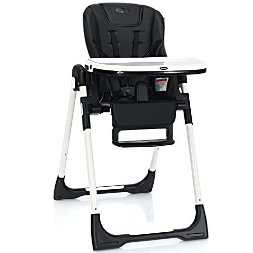 INFANS Foldable High Chair (Black)