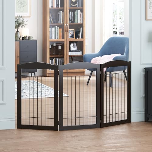 Spirich Freestanding Wire Pet Gate