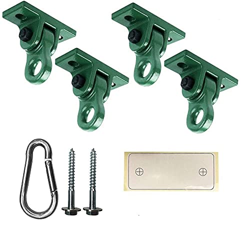 Heavy Duty Green Swing Hangers (4 Pack)