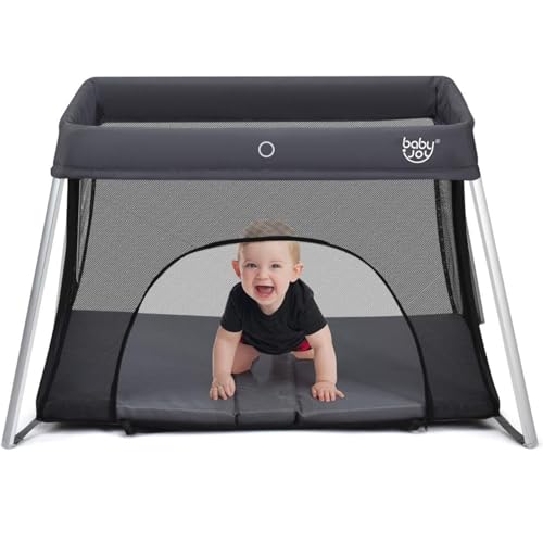 BABY JOY Foldable Travel Crib
