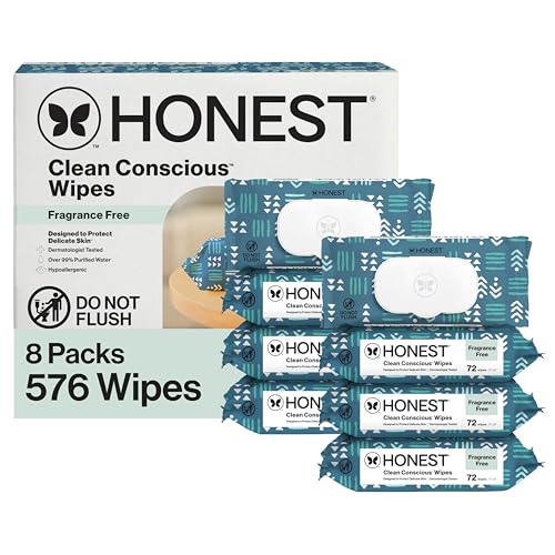 Honest Company Clean Conscious Wipes (Balance Blues)