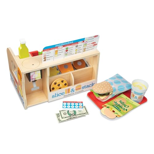 Melissa & Doug Wooden Sandwich Counter