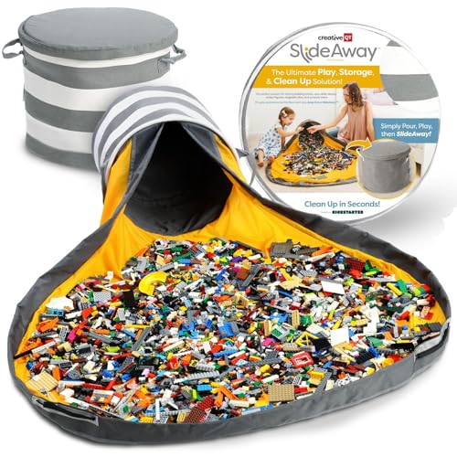 Creative QT SlideAway Playroom Toy Organizer & Play Mat