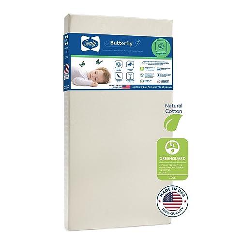 Sealy Baby Butterfly Breathable Waterproof Crib Mattress
