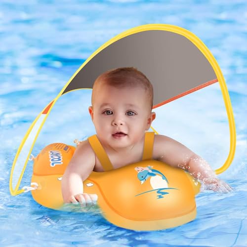 LAYCOL UPF50+ Sun Canopy Baby Swimming Float