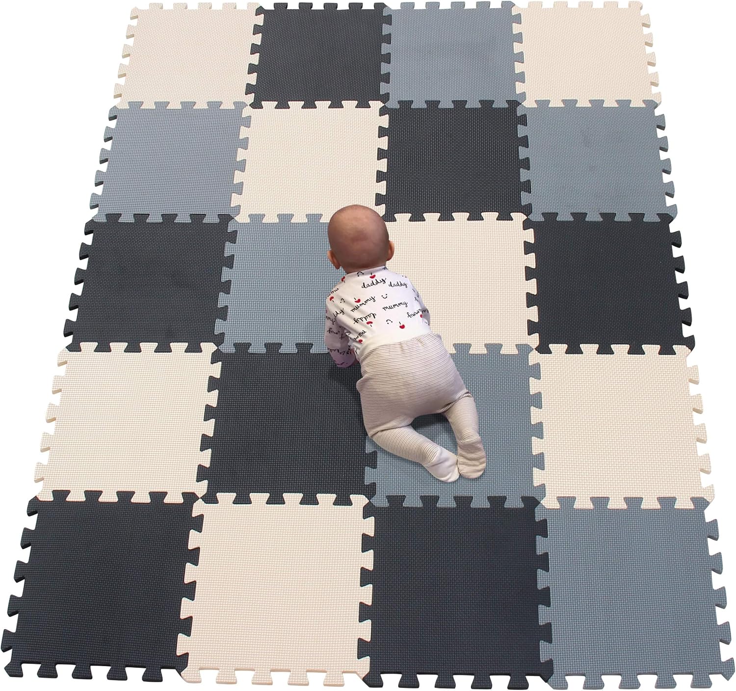 YIMINYUER 20 Tiles Color Puzzle Mat