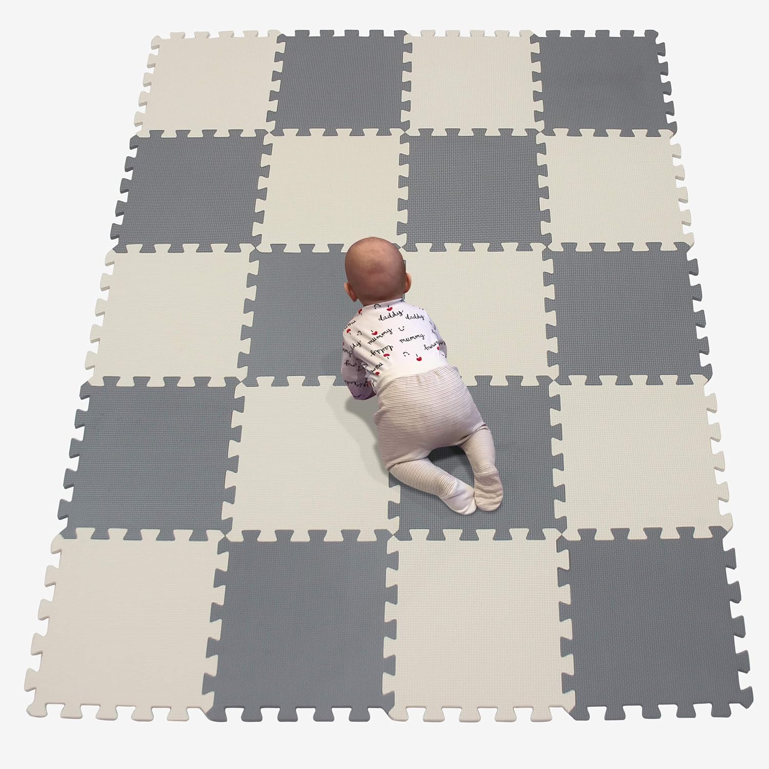 YIMINYUER 20 Tiles Baby Soft Puzzle Play Mat