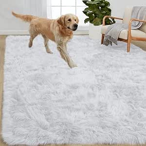 Gorilla Grip Fluffy Faux Fur Rug Runner
