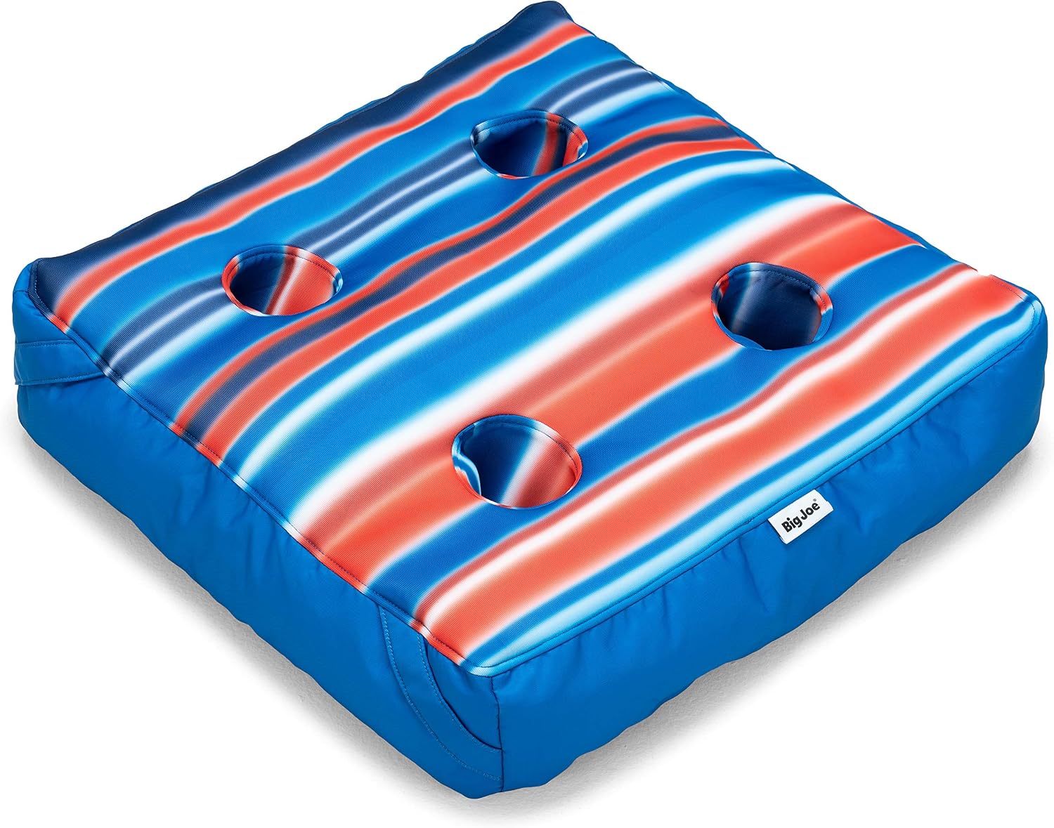 Big Joe Captain's Float No Inflation Needed Pool Lounger, Double Sided Mesh, Quick Draining Fabric