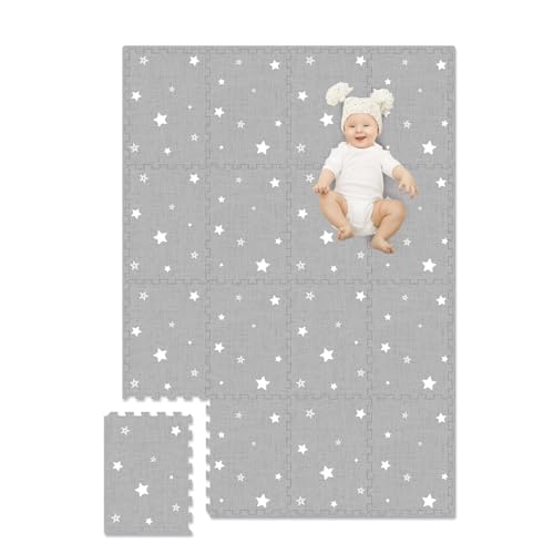 TCBunny Extra Large Foam Puzzle (Grey/White Star)