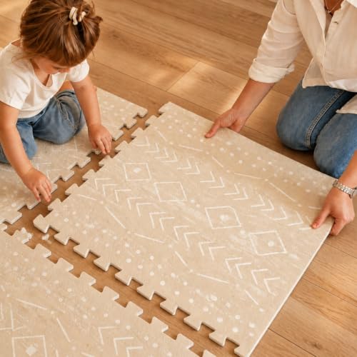 Lillefolk 4x6ft Beige Play Mat (Premium)
