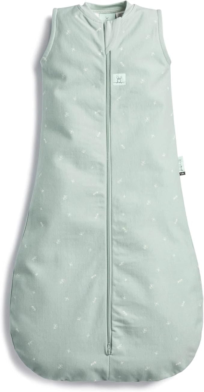 ergoPouch 1.0 Tog Jersey Sleeping Bag  Arms-Out Baby Sleep Sack  Soft, Breathable & Comfortable (3-12 Months, Sage)