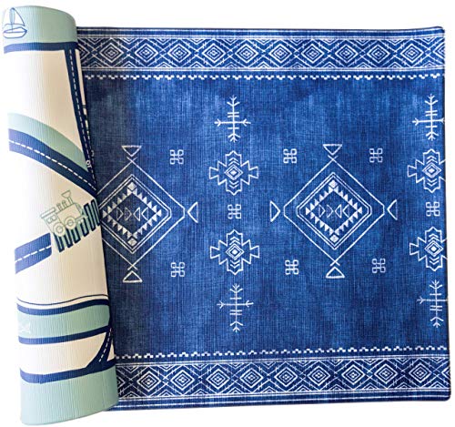 The Shwally PlayMat - Soft Baby Play Mat - Reversible Foam Floor Mat - Waterproof, Wipe-Clean, Durable, Non-Toxic and Hypoallergenic - Large (6.5' X 4.5')