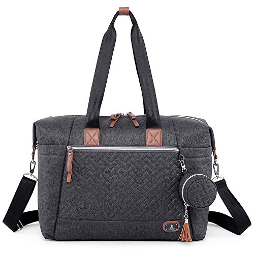 Dikaslon Diaper Bag Tote (Dark Grey)