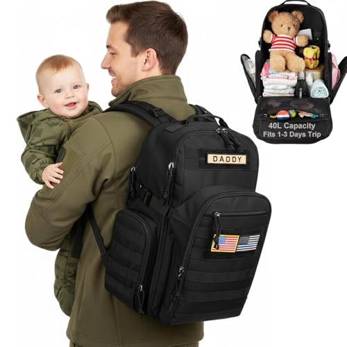 MIRACOL Military Diaper Bag for Men