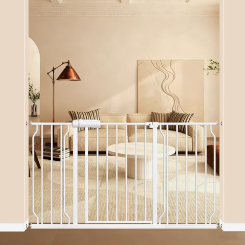 ALLAIBB Extra Wide Pressure Mount Baby Gate