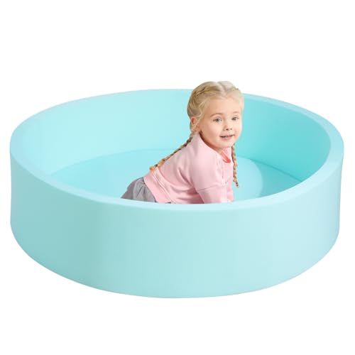 TRENDBOX Extra Large Soft Foam Ball Pit (Light Blue)